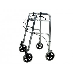 DEAMBULATORE PIEGHEVOLE 4 Ruote da 7'' con freno