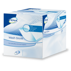 TENA WASH GLOVE (box 50 pezzi - manopola monouso)